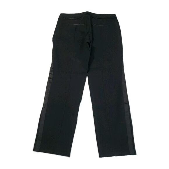 Ann Taylor Loft Petite Pants Black Size 4P Polyester Blend Marisa Pockets Zipper - Picture 2 of 14